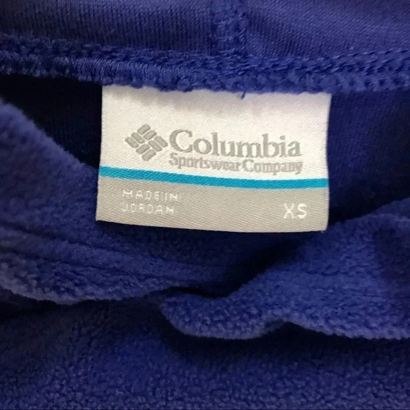 Columbia Periwinkle Arctic Air microfleece Hoodie - Picture 5 of 7